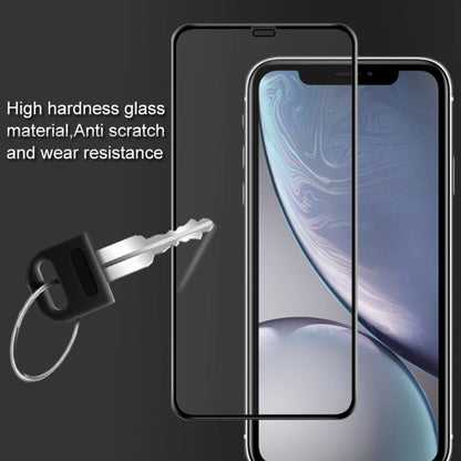 For iPhone XS Max IMAK 9H Surface Hardness Full Screen Tempered Glass Film (Black) - iPhone XS Max Tempered Glass by imak | Online Shopping UK | buy2fix