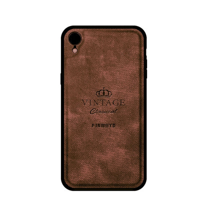 For iPhone XR PINWUYO Anti-wrestling Waterproof Full Coverage PC Case(Brown) - More iPhone Cases by PINWUYO | Online Shopping UK | buy2fix