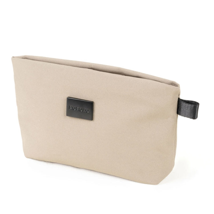 POFOKO E100 Series Polyester Waterproof Accessories Storage Bag, Size: 22 x 12 x 5cm (Beige) - Other by POFOKO | Online Shopping UK | buy2fix