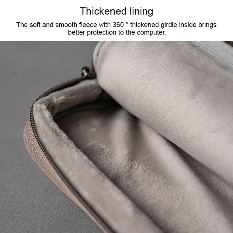 POFOKO E550 15.6 inch Portable Waterproof Polyester Laptop Handbag(Black) - Other by POFOKO | Online Shopping UK | buy2fix