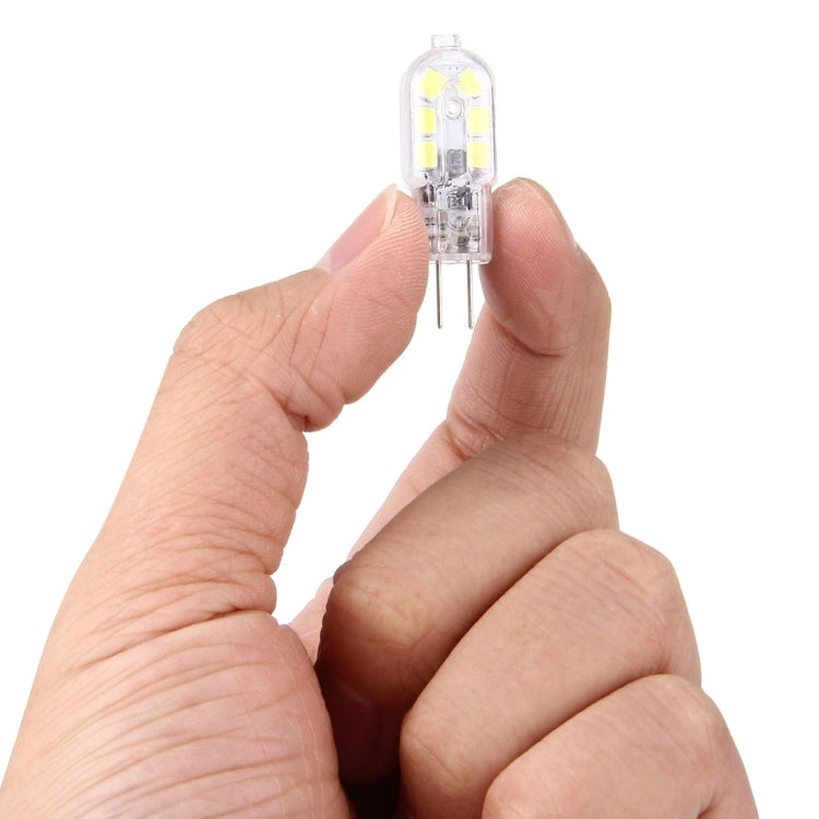 G4 2W 180LM Transparent Cover Corn Light Bulb, 12 LED SMD 2835, AC 220-240V(White Light) - LED Blubs & Tubes by buy2fix | Online Shopping UK | buy2fix