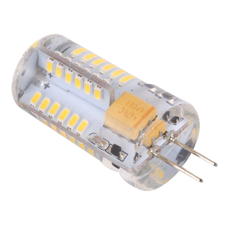 G4 6500K 200LM 57LEDs Silicone LED Corn Light, 3014 SMD, Light Color: White Light, AC / DC 12-16V - LED Blubs & Tubes by buy2fix | Online Shopping UK | buy2fix