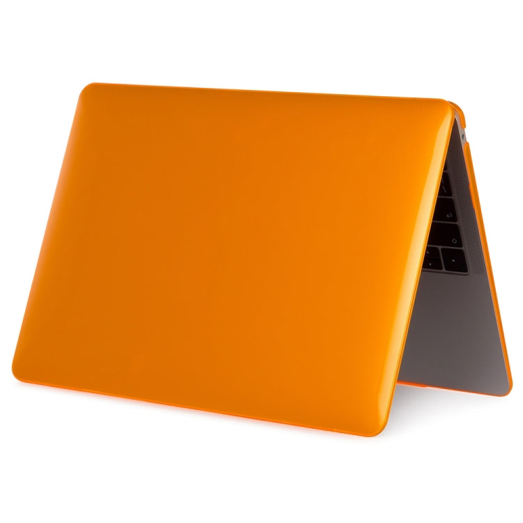 For MacBook Air 13.3 inch A1932 2018 & A2179 2020 & A2337 Laptop Crystal Style Protective Case(Orange) - MacBook Air Cases by buy2fix | Online Shopping UK | buy2fix