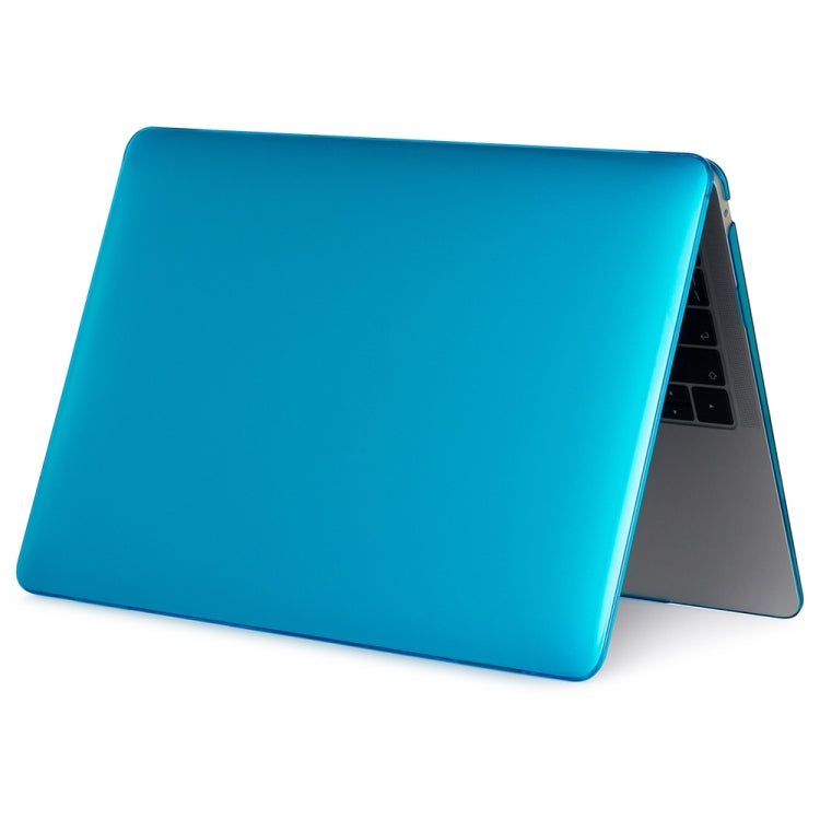 For MacBook Air 13.3 inch A1932 2018 & A2179 2020 & A2337 Laptop Crystal Style Protective Case(Lake Blue) - MacBook Air Cases by buy2fix | Online Shopping UK | buy2fix