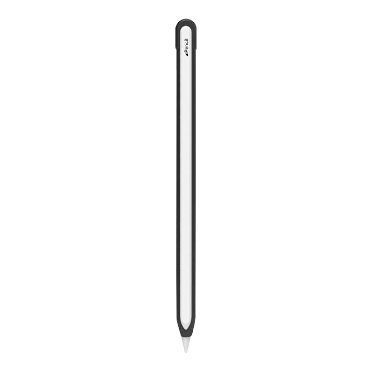 Metal Matte Non-slip Stylus Pen Protective Case for Apple Pencil 2 (Black) - Pencil Accessories by buy2fix | Online Shopping UK | buy2fix