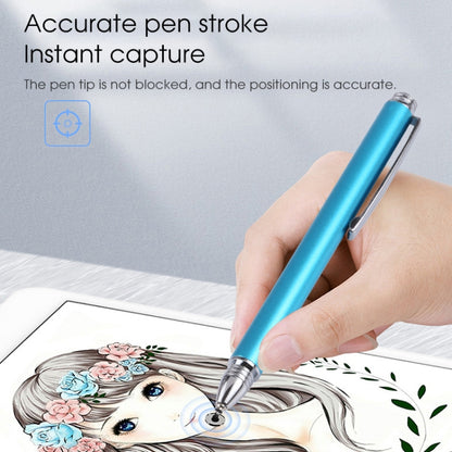 Universal Silicone Disc Nib Capacitive Stylus Pen (Sky Blue) - Stylus Pen by buy2fix | Online Shopping UK | buy2fix