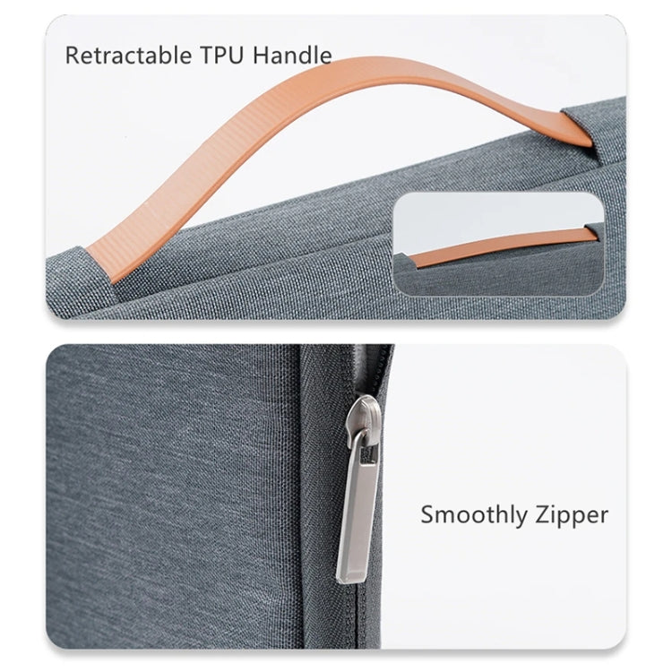 For 14 inch Laptop Zipper Waterproof  Handheld Sleeve Bag (Black) - 13.3 inch by buy2fix | Online Shopping UK | buy2fix
