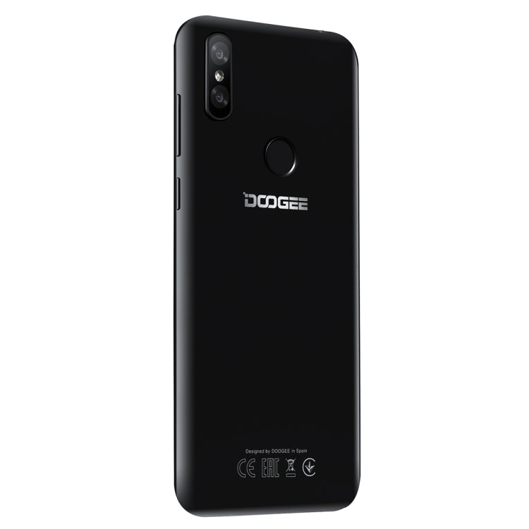 DOOGEE Y8, 3GB+32GB, Dual Back Cameras, Face ID & DTouch Fingerprint, 6.1 inch Water-drop Screen Android 9.0 MTK6739 Quad Core up to 1.5GHz, Network: 4G, OTA, Dual SIM(Midnight Black) - DOOGEE by DOOGEE | Online Shopping UK | buy2fix