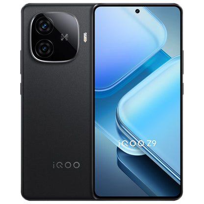 vivo iQOO Z9, Dual Back Cameras, 8GB+128GB, Face ID Screen Fingerprint Identification, 6.78 inch Android 14.0 OriginOS 4 Snapdragon 7 Gen 3 Octa Core 2.63GHz, OTG, NFC, Network: 5G, Support Google Play (Black) - vivo by vivo | Online Shopping UK | buy2fix