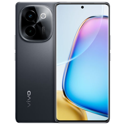 vivo Y200, Dual Back Cameras, 8GB+128GB, Face ID Screen Fingerprint Identification, 6.78 inch Android 14.0 OriginOS 4 Snapdragon 6 Gen 1 Octa Core 2.2GHz, OTG, Network: 5G, Support Google Play (Black) - vivo by vivo | Online Shopping UK | buy2fix