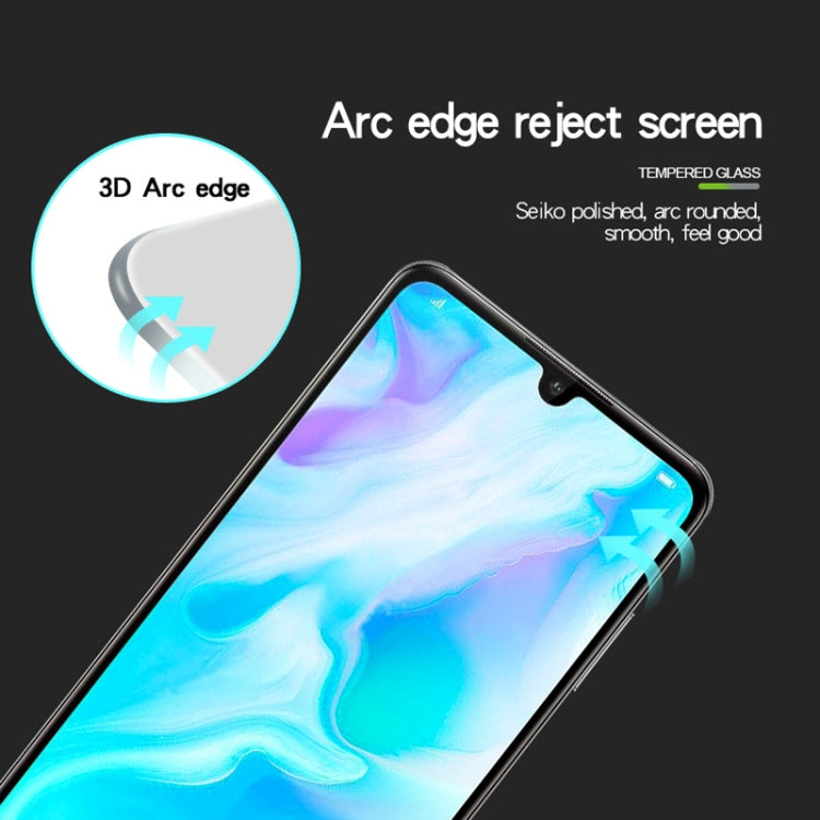 MOFI 9H 3D Explosion-proof Curved Screen Tempered Glass Film for Huawei P30 Lite (Black) - Huawei Tempered Glass by MOFI | Online Shopping UK | buy2fix