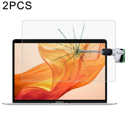 2 PCS 0.26mm 9H Surface Hardness Explosion-proof Tempered Glass Film for MacBook Air 13.3 (2018) - Screen Protectors by buy2fix | Online Shopping UK | buy2fix