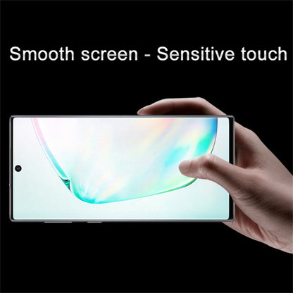 For Galaxy Note 10+ 2 PCS IMAK 0.15mm Curved Full Screen Protector Hydrogel Film Front Protector - For Samsung by imak | Online Shopping UK | buy2fix