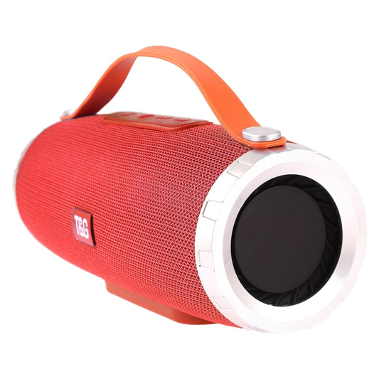 T&G TG109 Portable Wireless Bluetooth V4.2 Stereo Speaker with Handle, Built-in MIC, Support Hands-free Calls & TF Card & AUX IN & FM(Red) - Desktop Speaker by T&G | Online Shopping UK | buy2fix