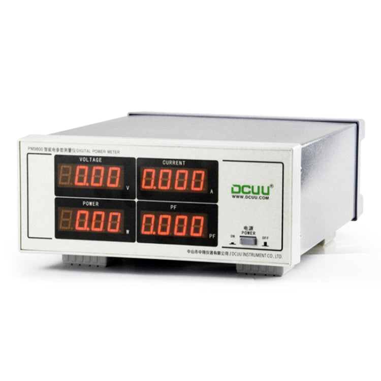 DCUU PM9800 Intelligent Electrical Parameters Measuring Instrument, Basic Edition (EU Plug) - Current & Voltage Tester by buy2fix | Online Shopping UK | buy2fix