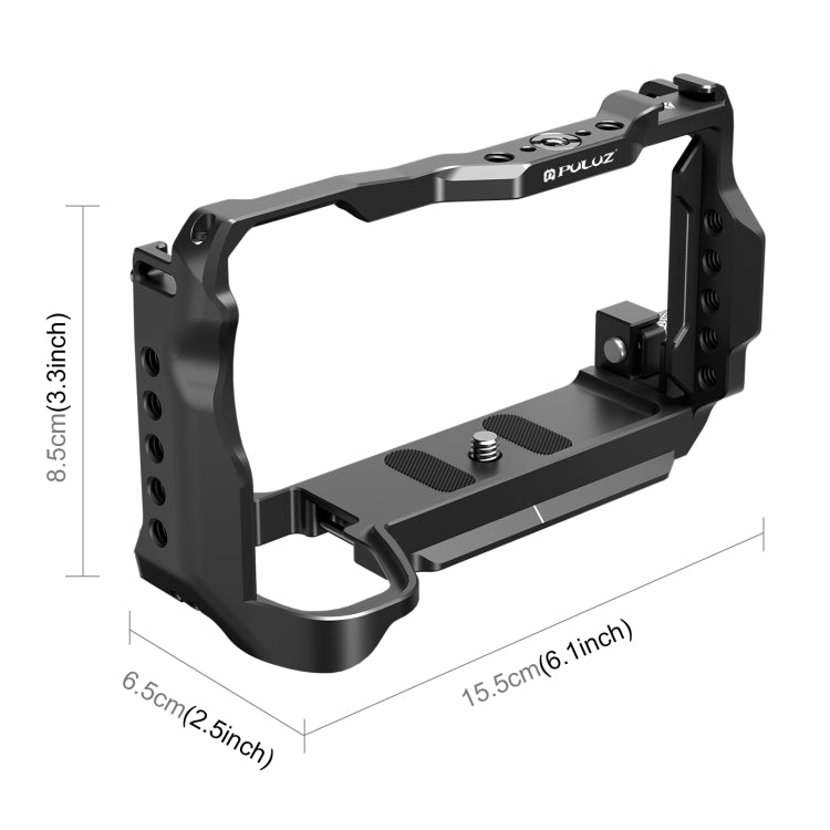 For  Sony A6700 PULUZ Metal Camera Cage Stabilizer Rig (Black) - Camera Cage by PULUZ | Online Shopping UK | buy2fix