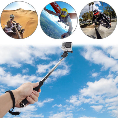 PULUZ Extendable Handheld Selfie Monopod for GoPro, Insta360, DJI and Other Action Cameras, Length: 22.5-80cm - Extendable Pole by PULUZ | Online Shopping UK | buy2fix