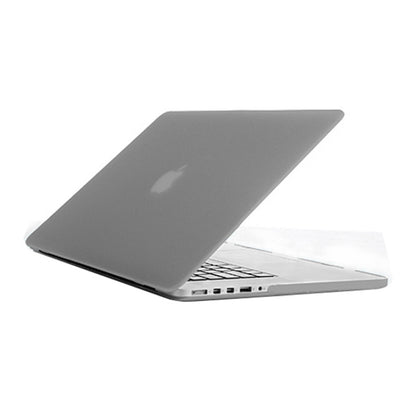 Frosted Hard Protective Case for Macbook Pro Retina 15.4 inch  A1398(Grey) - MacBook Pro Cases by buy2fix | Online Shopping UK | buy2fix