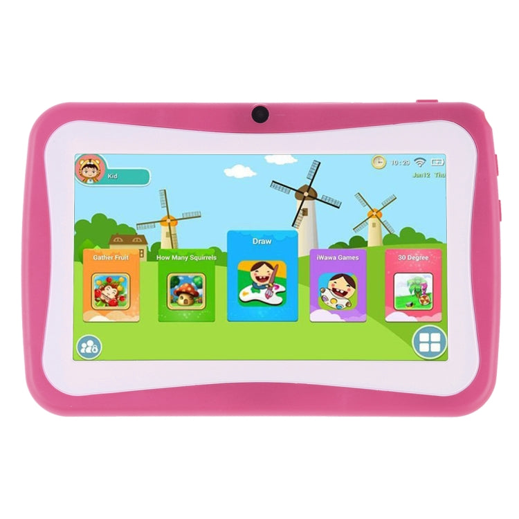 Kids Education Tablet PC, 7.0 inch, 1GB+8GB, Android 4.4.2 Allwinner A33Quad Core 1.3GHz, WiFi, TF Card up to 32GB, Dual Camera(Pink) -  by buy2fix | Online Shopping UK | buy2fix