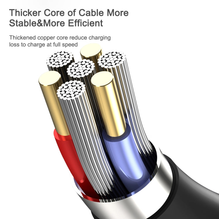 awei CL-110T 1m USB to USB-C / Type-C Fast Charging Data Cable - USB-C & Type-C Cable by awei | Online Shopping UK | buy2fix