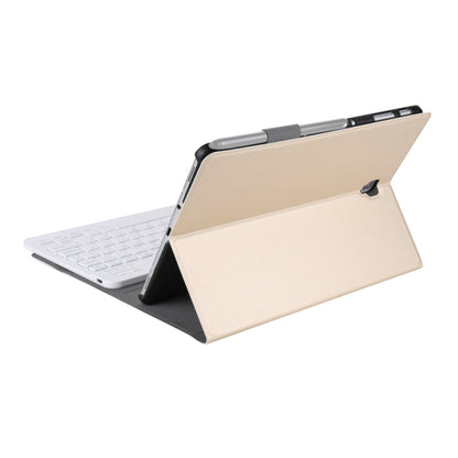 A590 Ultra-thin Detachable Magnetic Bluetooth Keyboard Leather Tablet Case for Galaxy Tab A 10.5 T590 / T595, with Holder(Gold) - Samsung Keyboard by buy2fix | Online Shopping UK | buy2fix