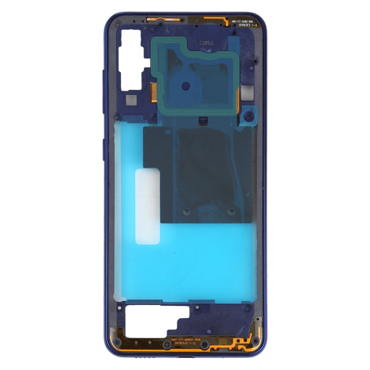 For Samsung Galaxy A60  Middle Frame Bezel Plate (Blue) - Galaxy A Series Parts by buy2fix | Online Shopping UK | buy2fix