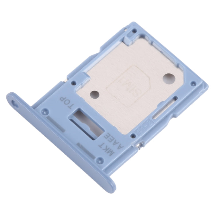 For Samsung Galaxy A15 4G SM-A155F Original SIM Card Tray + SIM / Micro SD Card Tray (Blue) - Card Socket by buy2fix | Online Shopping UK | buy2fix