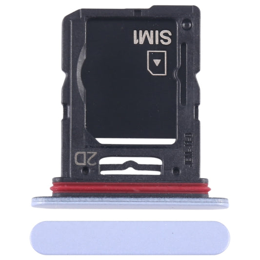 For Sony Xperia 10 V Original SIM Card Tray + SIM / Micro SD Card Tray (Blue) - Card Tray by buy2fix | Online Shopping UK | buy2fix