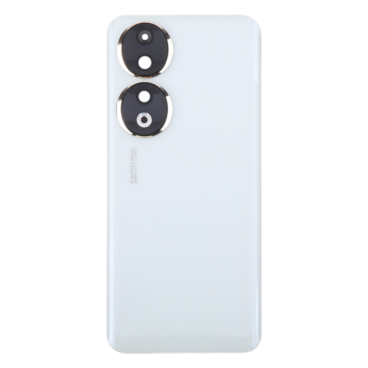 For Honor 90 Battery Back Cover with Camera Lens(White) - Back Cover by buy2fix | Online Shopping UK | buy2fix