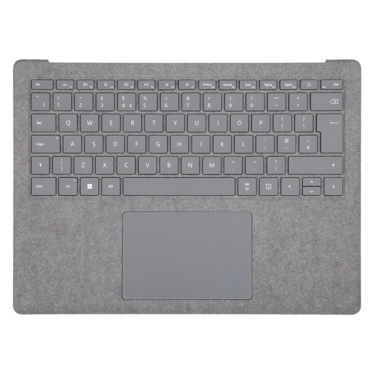 For Microsoft Surface Laptop 3 / 4 / 5 13.5 inch UK Keyboard with C Shell / Touch Board (Grey) - Microsoft Spare Parts by buy2fix | Online Shopping UK | buy2fix