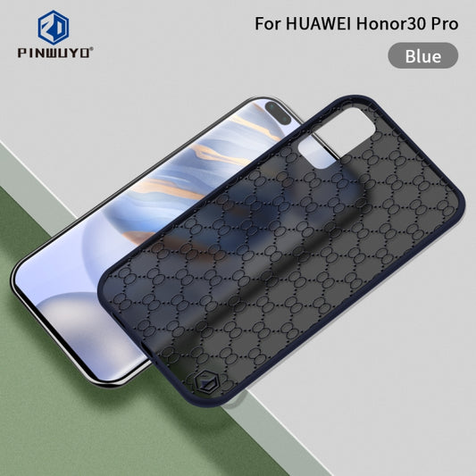 For Huawei Honor 30 Pro PINWUYO Series 2 Generation PC + TPU Waterproof and Anti-drop All-inclusive Protective Case(Blue) - Honor Cases by PINWUYO | Online Shopping UK | buy2fix