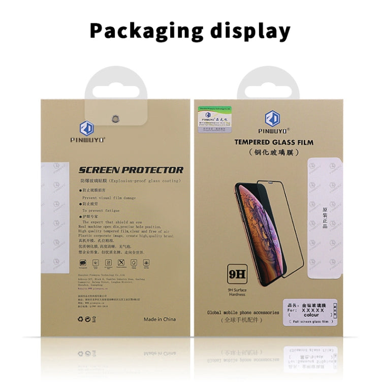 PINWUYO 9H 2.5D Full Glue Tempered Glass Film for Galaxy M10 - Galaxy Tempered Glass by PINWUYO | Online Shopping UK | buy2fix