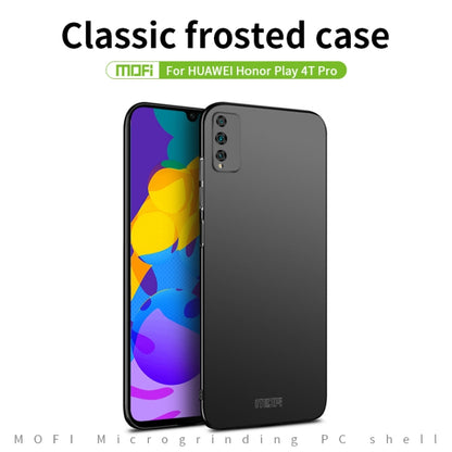 For Huawei Honor Play 4T Pro MOFI Frosted PC Ultra-thin Hard Case(Black) - Honor Cases by MOFI | Online Shopping UK | buy2fix