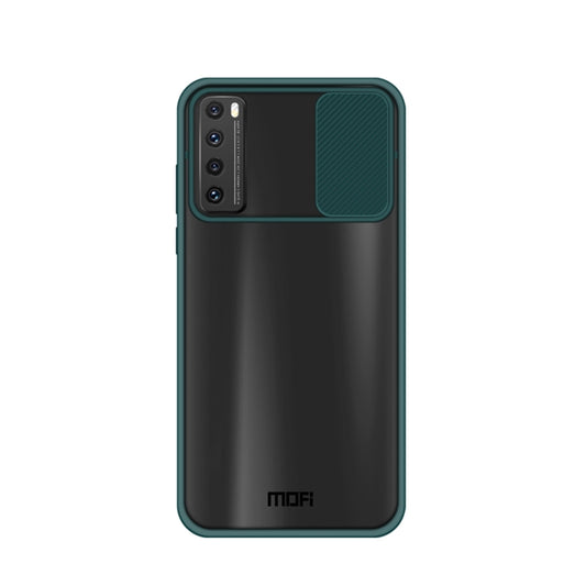 For Huawei nova 7 MOFI Xing Dun Series PC + TPU Anti-peep Waterproof And Anti-drop All-inclusive Protective Shell, Translucent Frosted(Green) - Huawei Cases by MOFI | Online Shopping UK | buy2fix