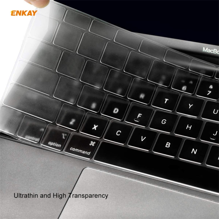 ENKAY 3 in 1 Matte Laptop Protective Case + EU Version TPU Keyboard Film + Anti-dust Plugs Set for MacBook Pro 13.3 inch A1708 (without Touch Bar)(Black) - MacBook Pro Cases by ENKAY | Online Shopping UK | buy2fix