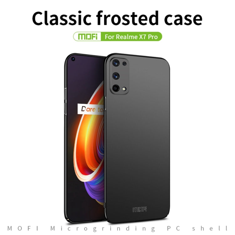 For OPPO Realme X7 Pro MOFI Frosted PC Ultra-thin Hard Case(Gold) - Realme Cases by MOFI | Online Shopping UK | buy2fix