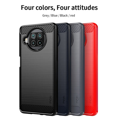 For Xiaomi Mi 10T Lite /Mi 10i 5G / Note 9 Pro 5G MOFI Gentleness Series Brushed Texture Carbon Fiber Soft TPU Case(Blue) - Xiaomi Cases by MOFI | Online Shopping UK | buy2fix