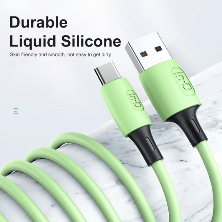 ENKAY Hat-Prince ENK-CB1101 5A USB to USB-C / Type-C Silicone Super Fast Charging Cable, Cable Length: 1.2m(Green) - USB-C & Type-C Cable by ENKAY | Online Shopping UK | buy2fix