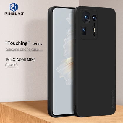 For Xiaomi Mix 4 PINWUYO Touching Series Liquid Silicone TPU Shockproof Case(Black) - Xiaomi Cases by PINWUYO | Online Shopping UK | buy2fix