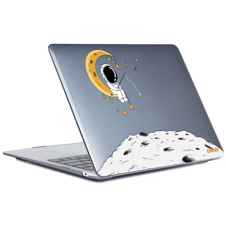 For MacBook Air 13.3 inch A1932 2018 ENKAY Spaceman Pattern Laotop Protective Crystal Case(Spaceman No.3) - MacBook Air Cases by ENKAY | Online Shopping UK | buy2fix