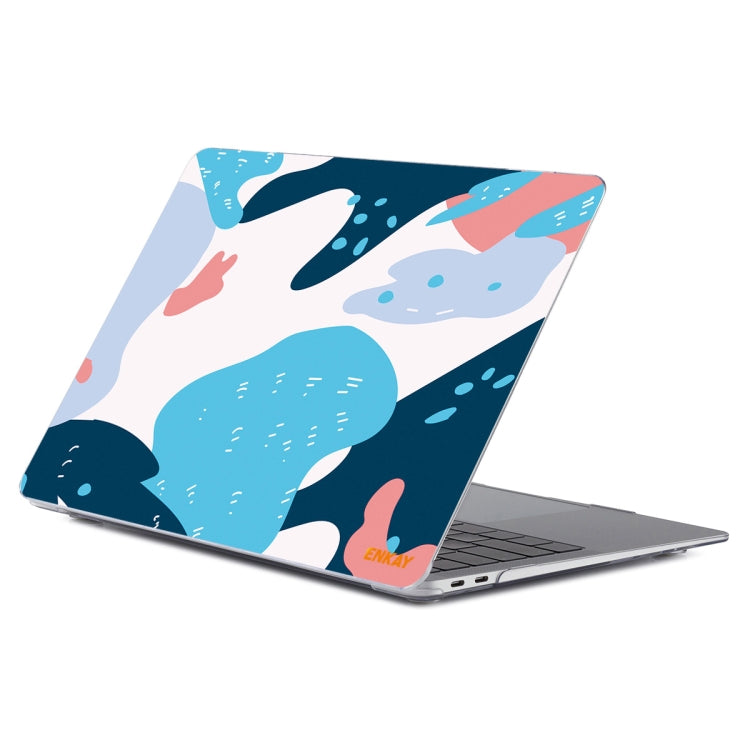 ENKAY Hat-Prince Geometry Pattern Laotop Protective Crystal Case for MacBook Pro 15.4 inch A1707 / A1990(Geometry No.5) - MacBook Pro Cases by ENKAY | Online Shopping UK | buy2fix