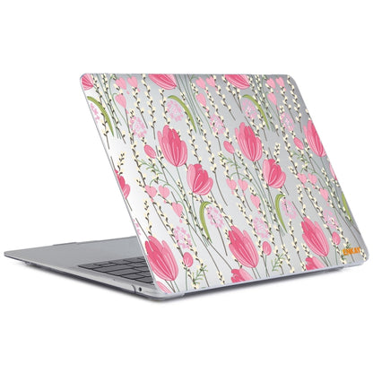 ENKAY Flower Series Pattern Laotop Protective Crystal Case For MacBook Pro 13.3 inch A2251 / A2289 / A2338 2020(Tulips) - MacBook Pro Cases by ENKAY | Online Shopping UK | buy2fix