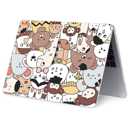 ENKAY Animal Series Pattern Laotop Protective Crystal Case For MacBook Pro 14.2 inch A2442 2021/A2779 2023(Animals No.1) - MacBook Pro Cases by ENKAY | Online Shopping UK | buy2fix