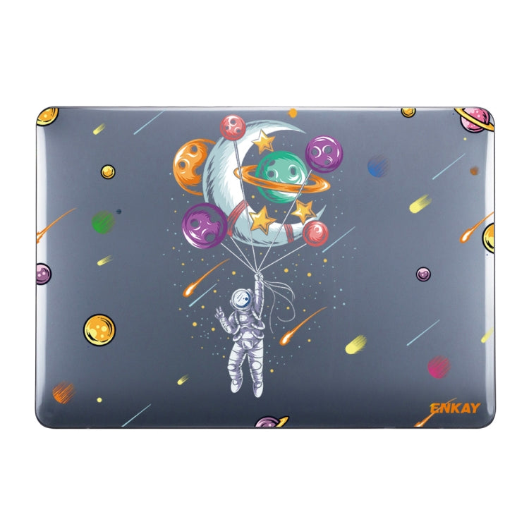 ENKAY Star Series Pattern Laotop Protective Crystal Case For MacBook Pro 13.3 inch A1706 / A1708 / A1989 / A2159(Balloon Astronaut) - MacBook Pro Cases by ENKAY | Online Shopping UK | buy2fix