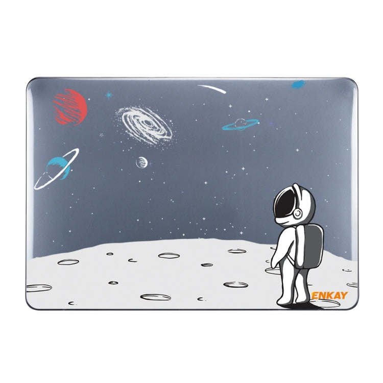 ENKAY Star Series Pattern Laotop Protective Crystal Case For MacBook Pro 14.2 inch A2442 (2021)(Backpack Astronaut) - MacBook Pro Cases by ENKAY | Online Shopping UK | buy2fix