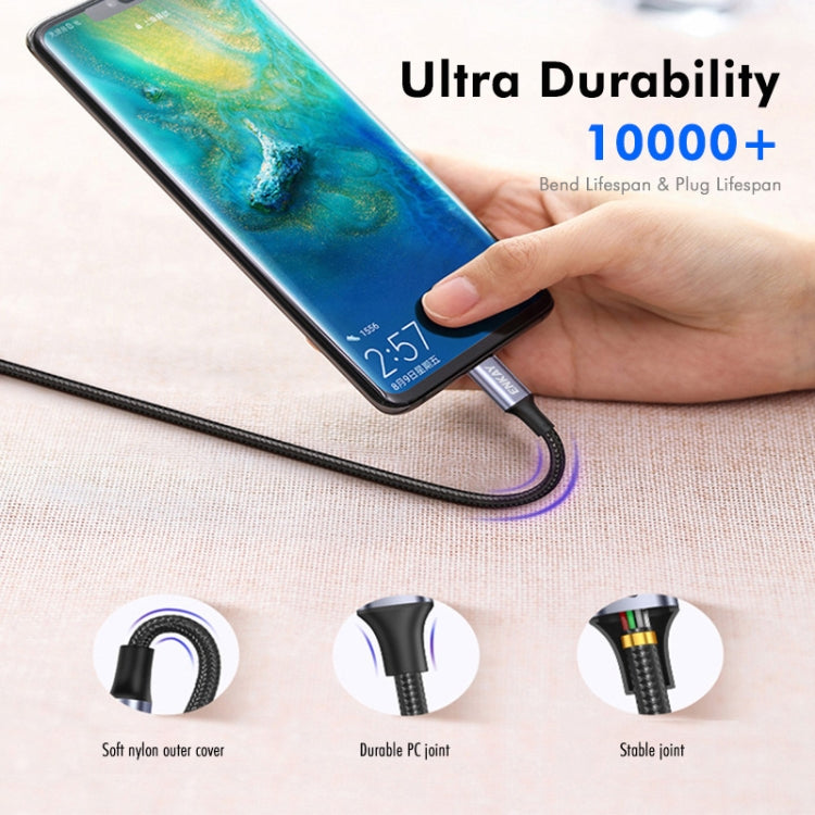 ENKAY PD100W 5A USB-C / Type-C to Type-C Fast Charging Cable with E-Marker, Length:1m - USB-C & Type-C Cable by ENKAY | Online Shopping UK | buy2fix