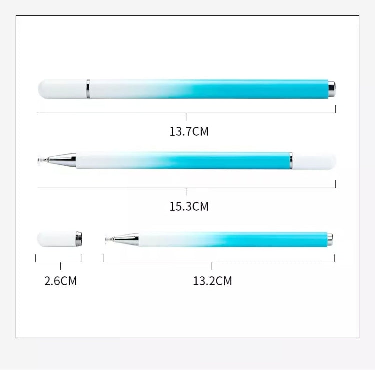 AT-28 Macarone Color Passive Capacitive Pen Mobile Phone Touch Screen Stylus with 1 Pen Head(Blue) - Stylus Pen by buy2fix | Online Shopping UK | buy2fix
