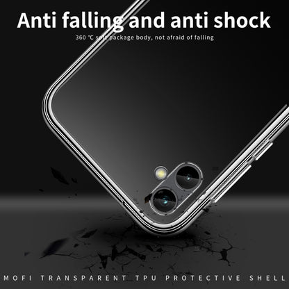 For Samsung Galaxy A04e MOFI Ming Series Ultra-thin TPU Phone Case(Transparent) - Galaxy Phone Cases by MOFI | Online Shopping UK | buy2fix