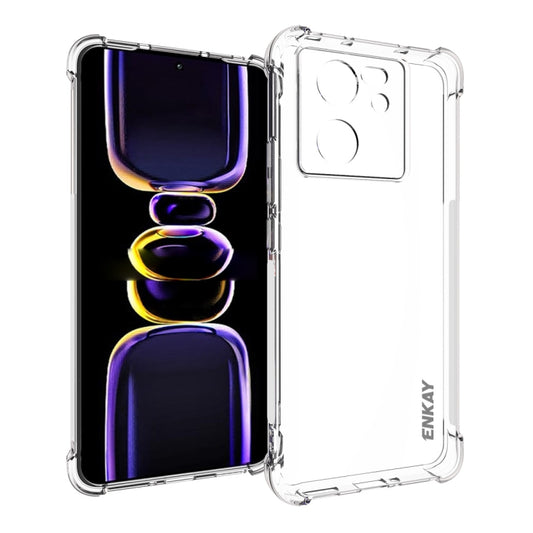 For Redmi K60 Ultra ENKAY Hat-Prince Transparent TPU Shockproof Phone Case - Redmi K60 Ultra Cases by ENKAY | Online Shopping UK | buy2fix