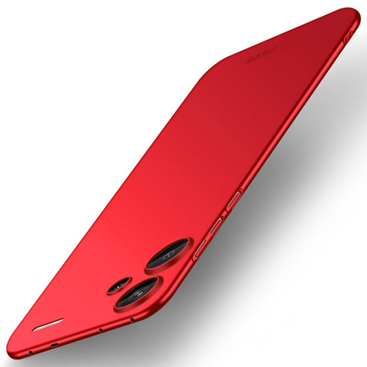 For Redmi Note 13 Pro+ MOFI Micro-Frosted PC Ultra-thin Hard Phone Case(Red) - Note 13 Pro+ Cases by MOFI | Online Shopping UK | buy2fix